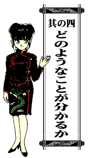 其の四　どのようなことが分かるか